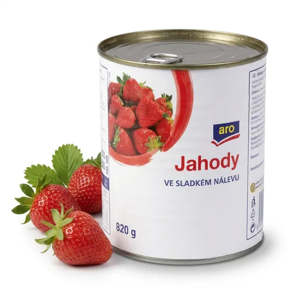 Jahodový kompot 850 ml