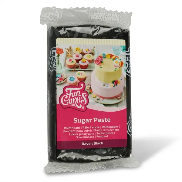 Potahovací hmota černá FunCakes, 250 g