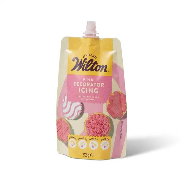 Zdobící poleva na perníčky růžová, Decorator Icing 212 g