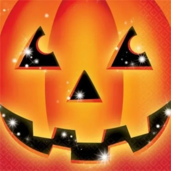 Papírové party ubrousky Halloween Dýně značky Amscan
