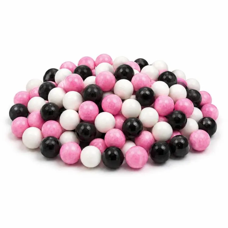 Růžové, šedé a bílé cukrové perly Minnie SweetArt