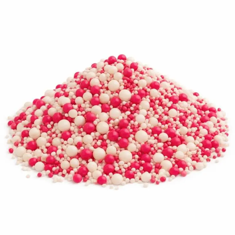 Růžové a bílé cukrové zdobení Elegance mix SweetArt