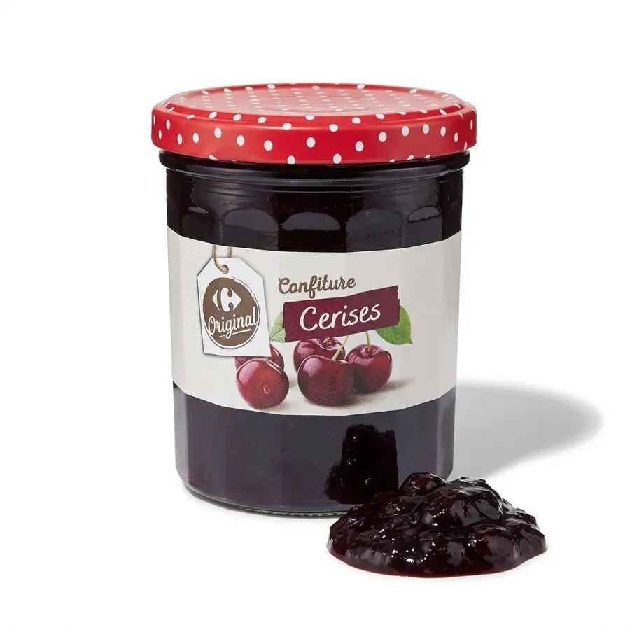 Sklenice s třešňovým džemem Carrefour Original