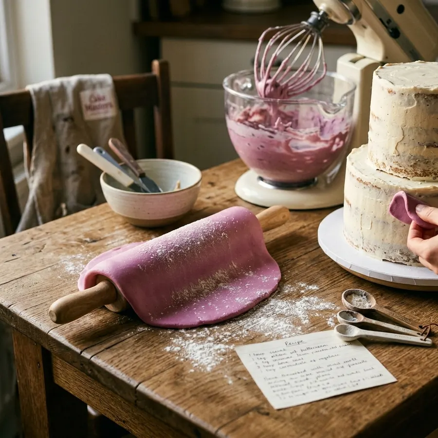 Purpurová potahovací hmota Cake Masters v balení 250g