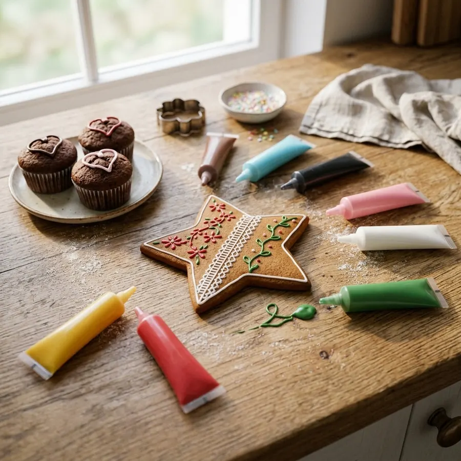 Sada osmi barevných čokoládových per Choco Writer Cake Masters