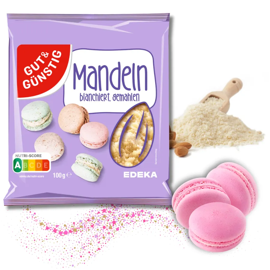 Sáček s blanšírovanou mletou mandlovou moukou EDEKA 100g