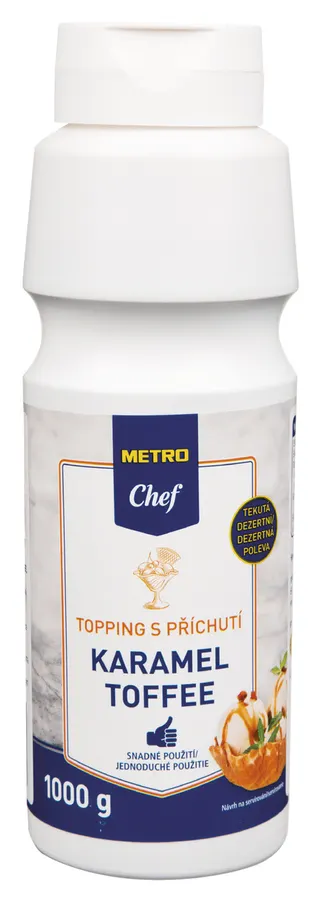 Lahev s karamelovým toppingem Toffee METRO Chef 1 kg
