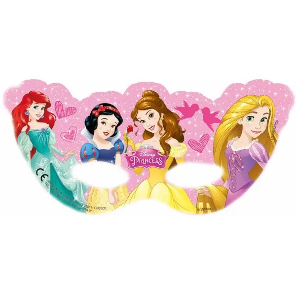 Dětské party papírové masky s motivem Disney Princess