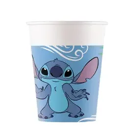 Barevné papírové kelímky s motivem postavičky Stitch