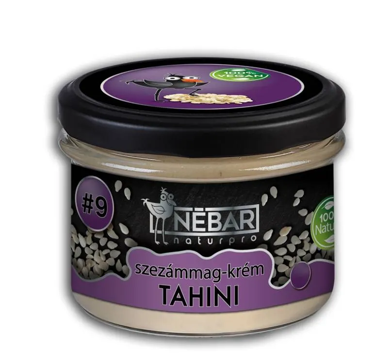 Sklenička s tahini sezamovou pastou Nébar 180g