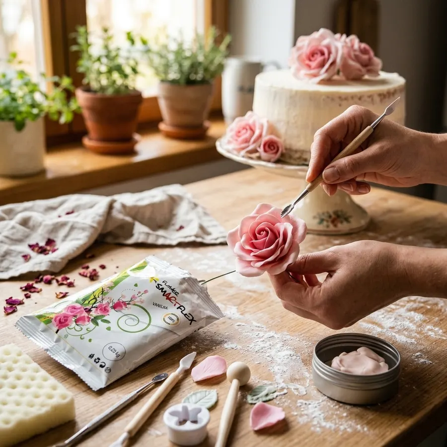 Smartflex Flower vanilková hmota na květiny 250g balení