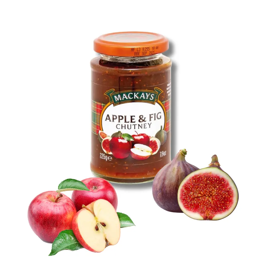 Sklenička MACKAYS Chutney jablko a fík 225 g