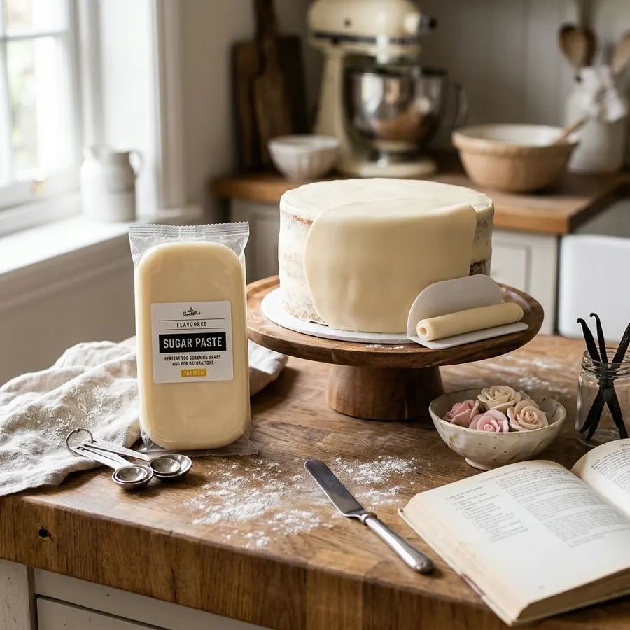 1kg balení potahovacího fondánu SweetArt slonová kost