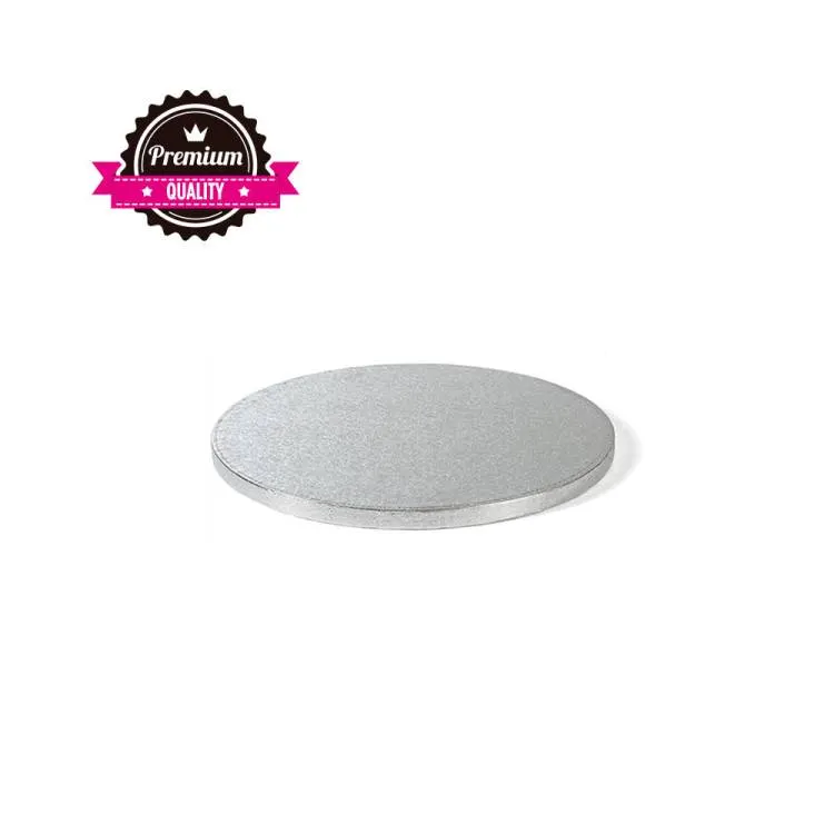 Stříbrná kulatá podložka pod dort Decora 26 cm