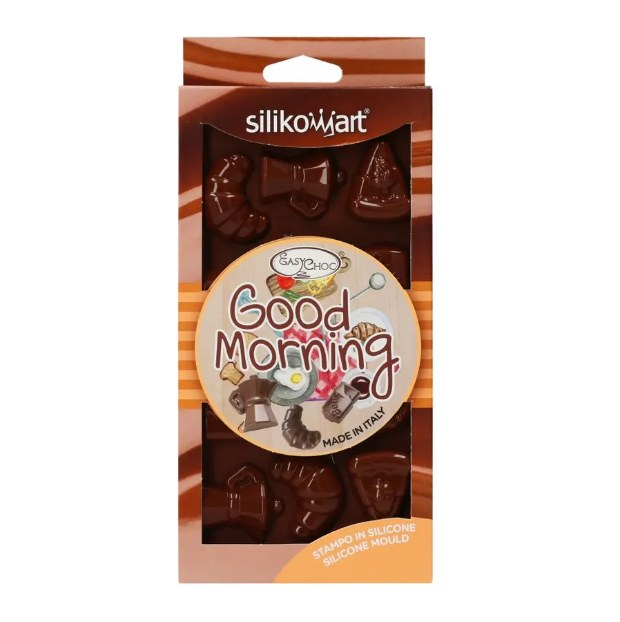 Silikonová forma Good Morning Silikomart na čokoládu