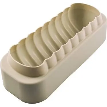 Bílá silikonová forma Silikomart na 3D meringue pusinky