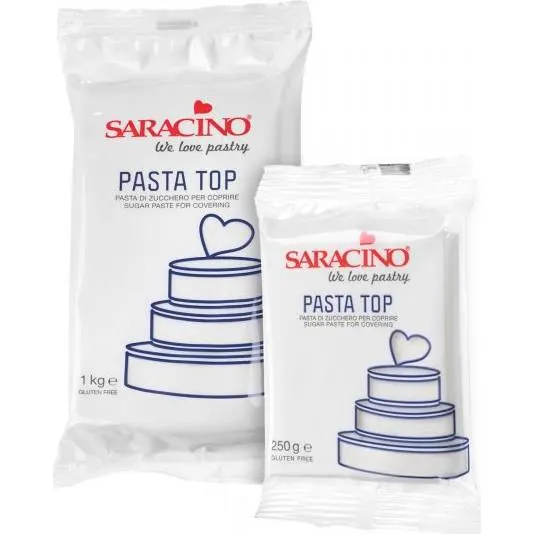 Bílá potahovací hmota Saracino v originálním balení 250 g