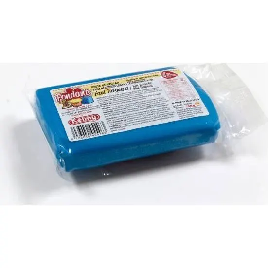 Tyrkysová potahovací hmota Kelmy v balení 250 g