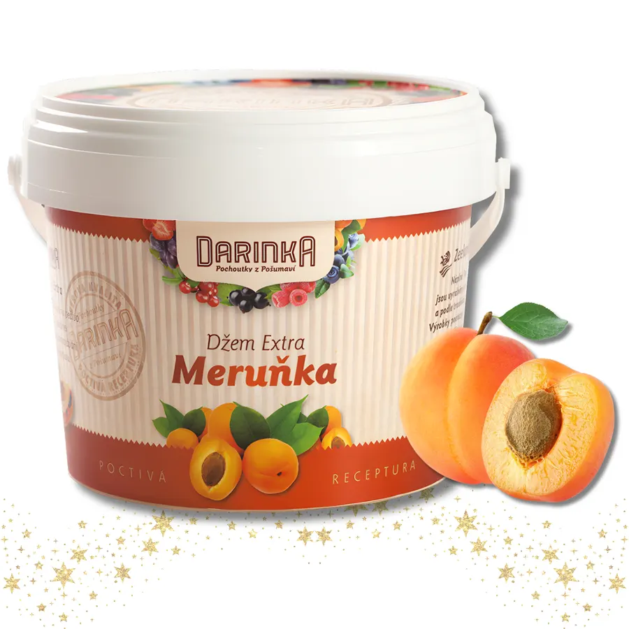 Kbelík meruňkového džemu Darinka Zeelandia 1 kg