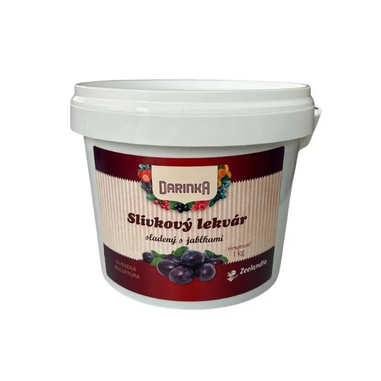 Balení švestkových povidel Darinka Zeelandia o hmotnosti 1 kg