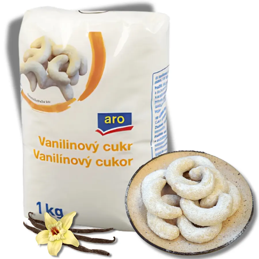 Balení vanilínového cukru aro o hmotnosti 1 kg