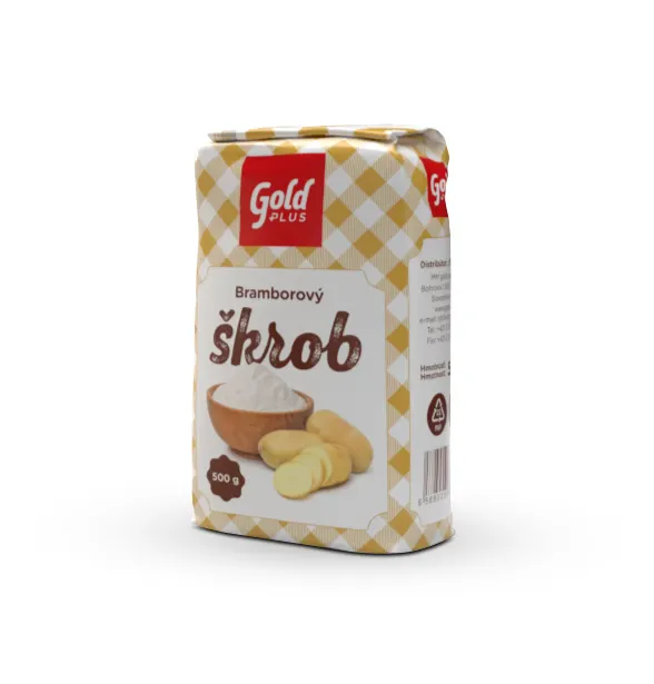 Balení bramborového škrobu Gold-Plus 500 g