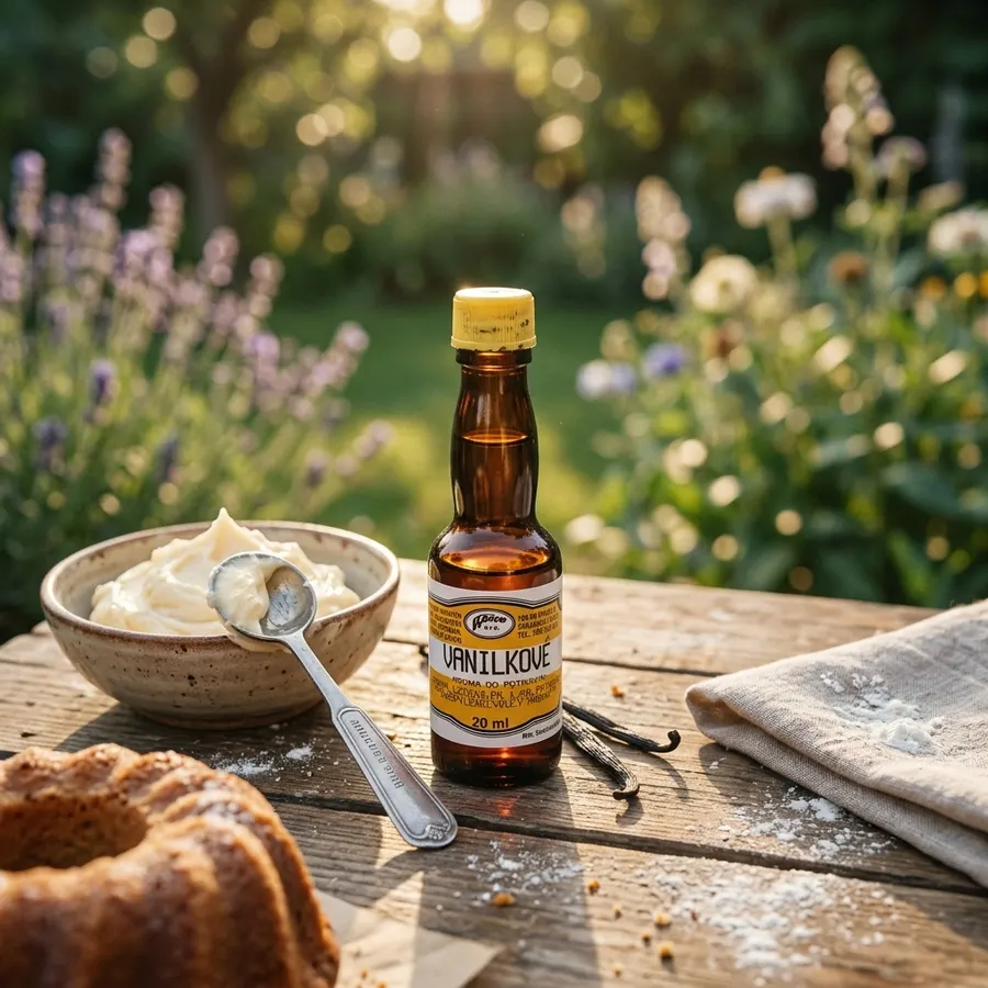 Lahvička vanilkového potravinářského aromatu Aroco 20 ml