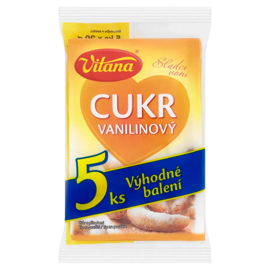 Balení vanilínového cukru Vitana 5 x 20 g