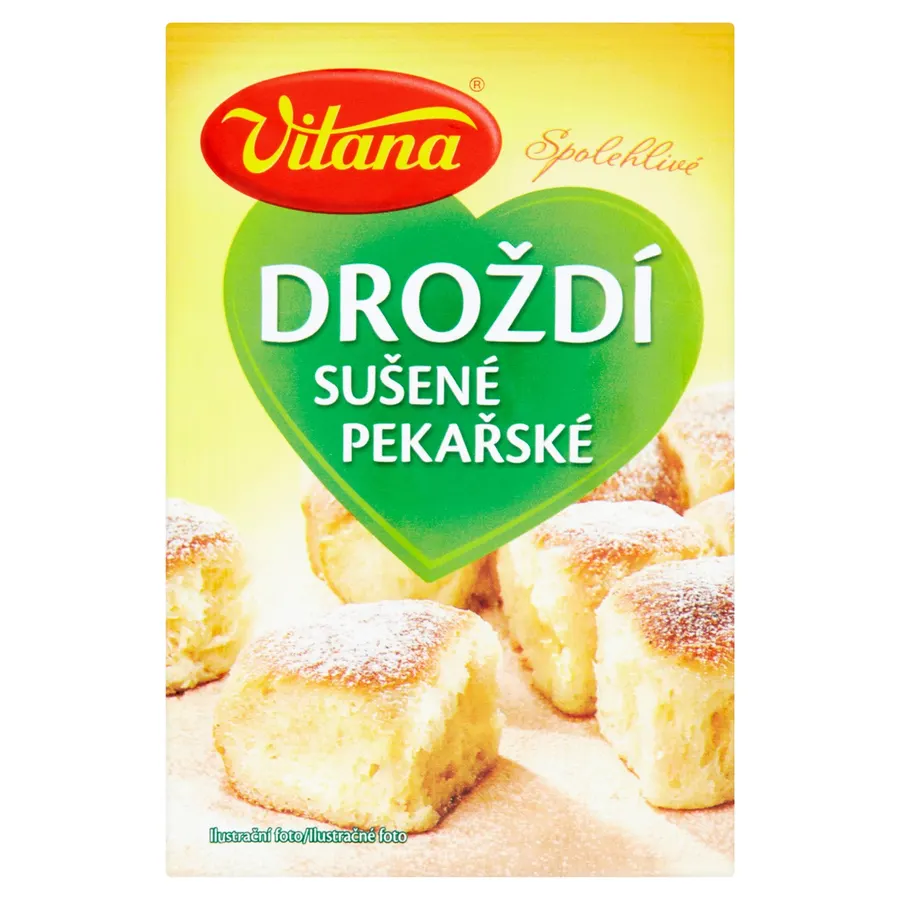 Sáček sušeného pekařského droždí Vitana 8 g