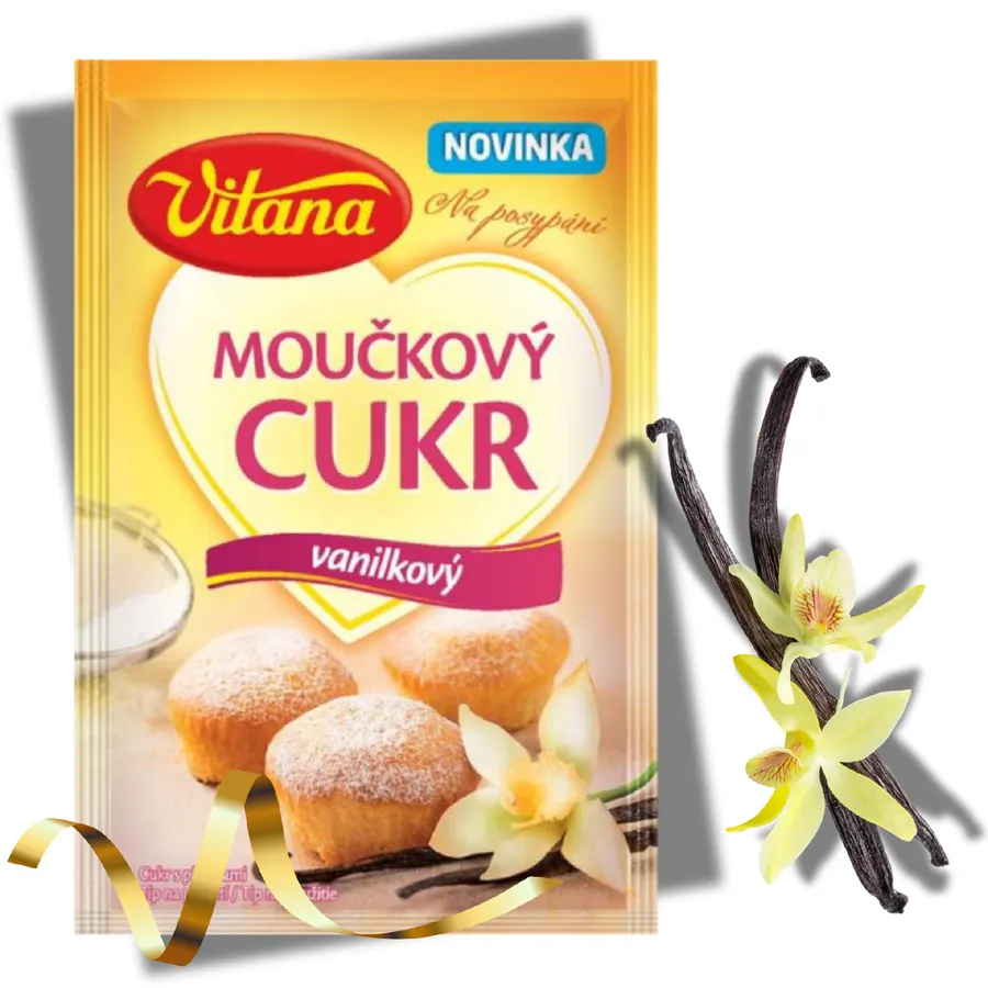 Sáček s vanilkovým moučkovým cukrem Vitana