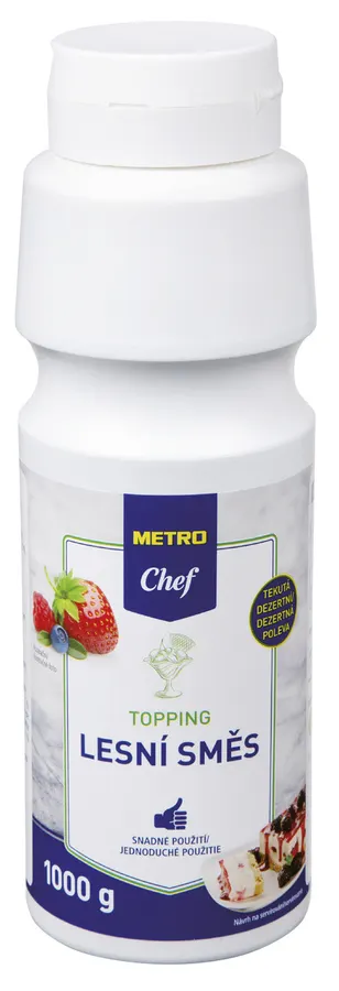 Topping s příchutí lesní směs METRO Chef 1 kg
