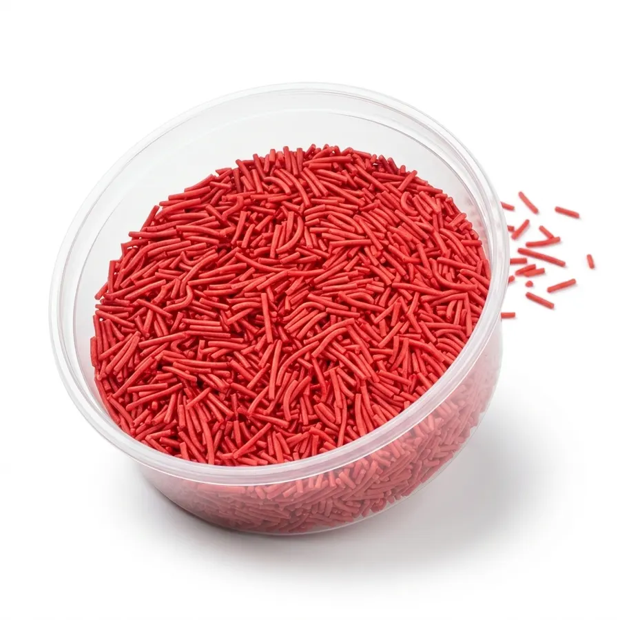 Červené cukrové tyčinky Besky edice 70g 4Cake
