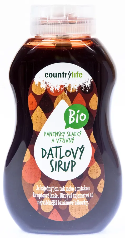 Láhev datlového sirupu Country Life BIO 250 ml
