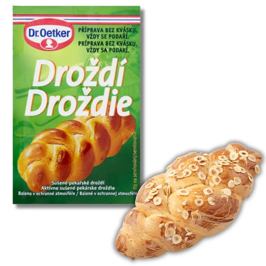Sáček sušeného pekařského droždí Dr. Oetker 7 g