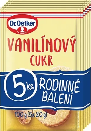 Balení vanilínového cukru Dr. Oetker 5 x 20 g