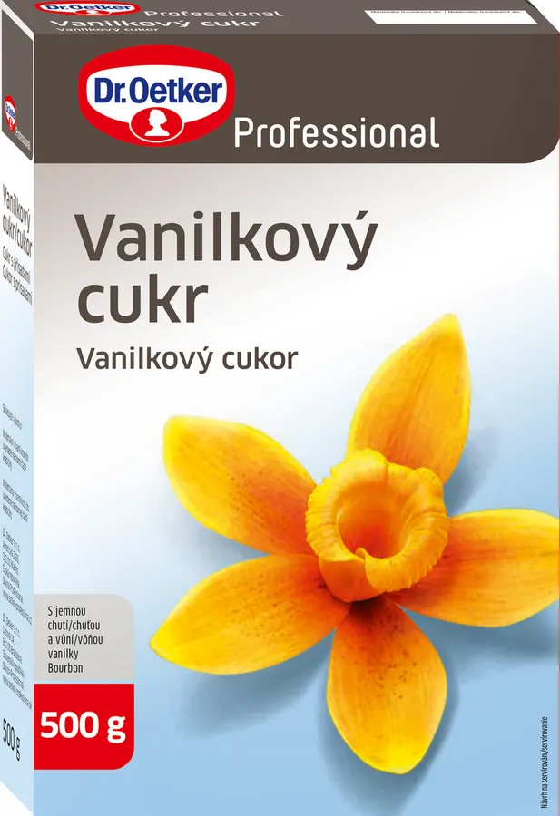Balení vanilkového cukru Dr. Oetker 500 gramů