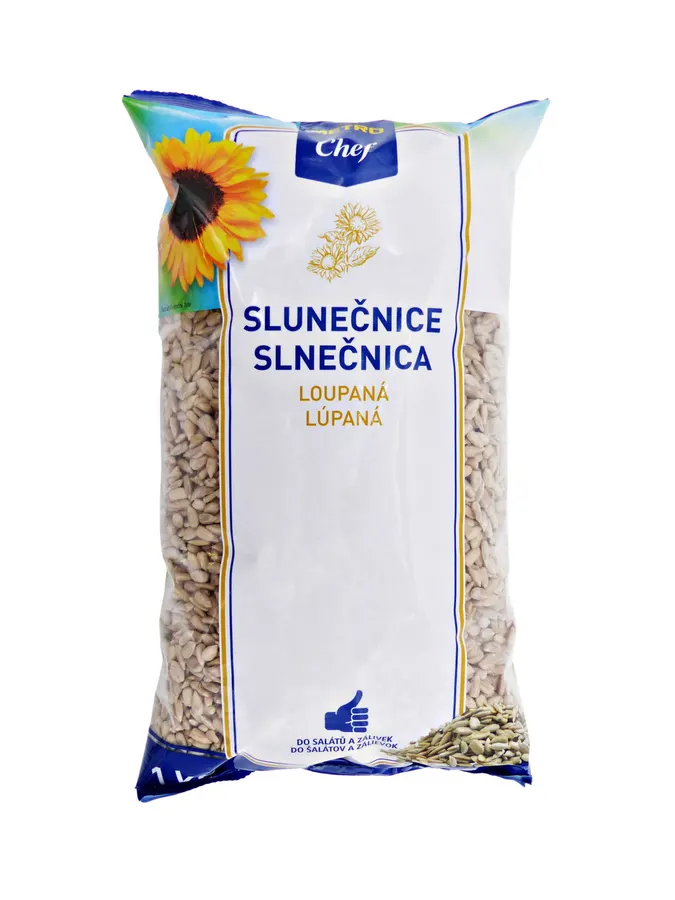 Balení loupaných slunečnicových semínek METRO Chef 1 kg