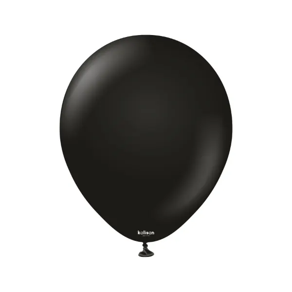 Černé nafukovací balonky Kalisan 13 cm balení sto kusů