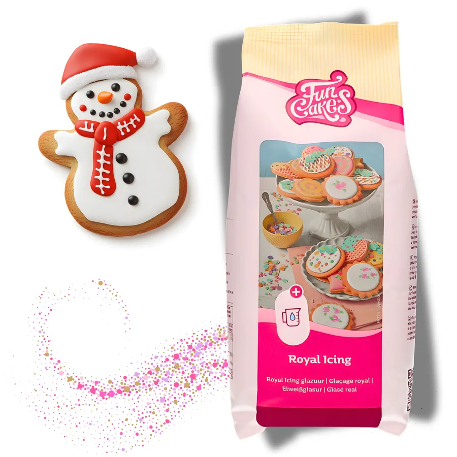 Balení bílé královské glazury Royal Icing FunCakes 900 g