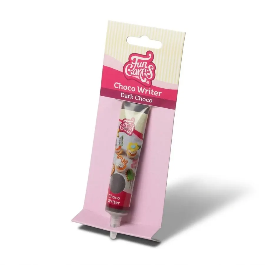 Zdobící tubička FunCakes tmavá čokoláda 25g