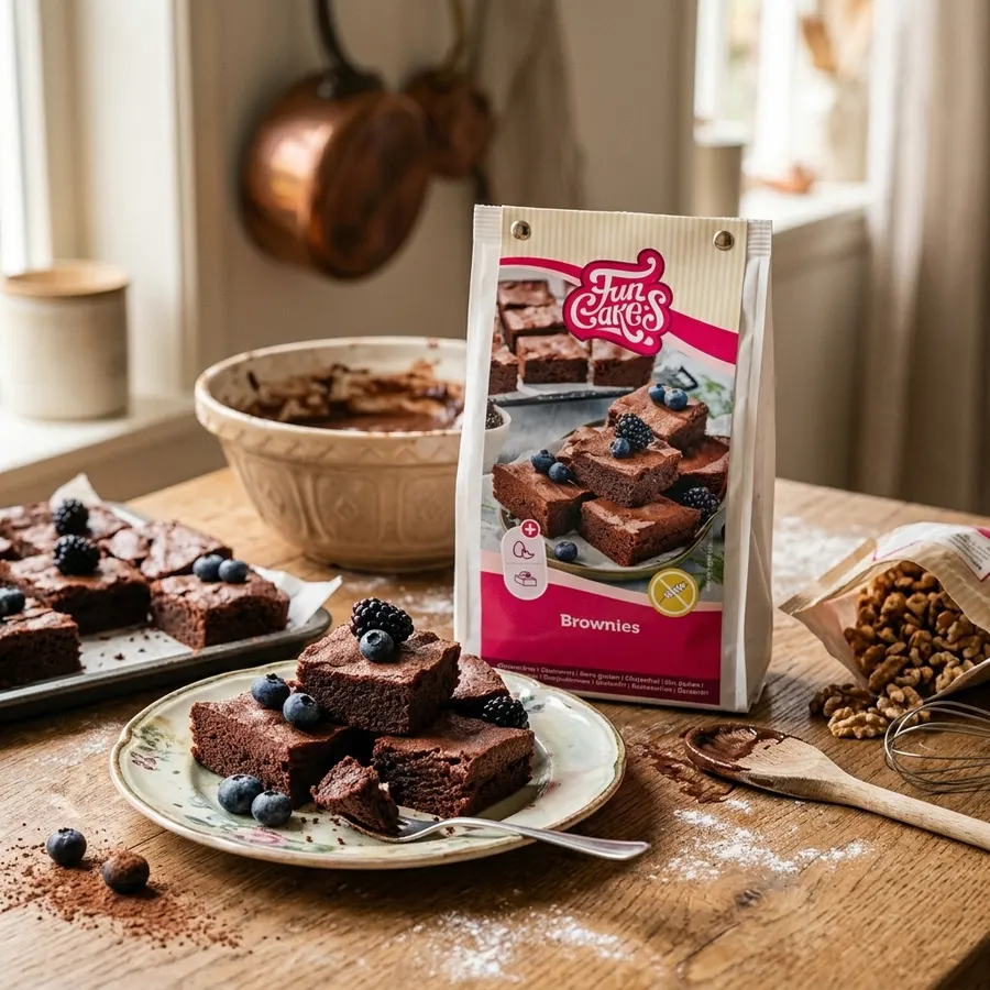 Balení bezlepkové směsi na brownies FunCakes 400g