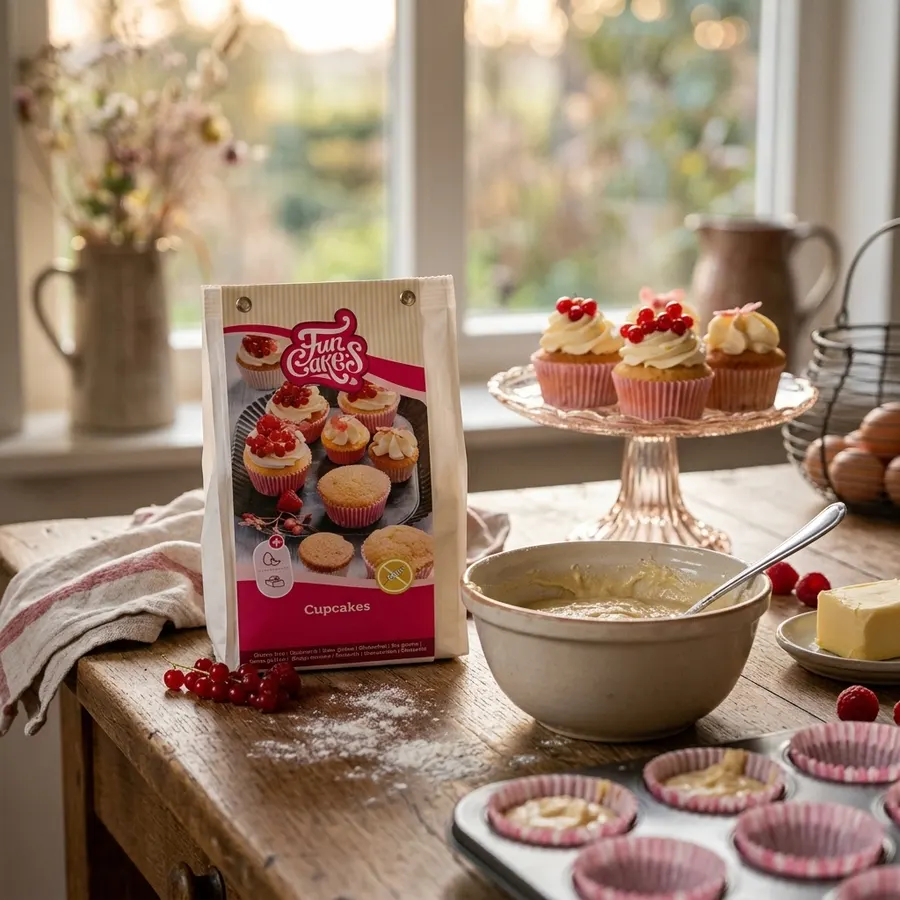 Balení bezlepkové směsi na cupcakes FunCakes 400g