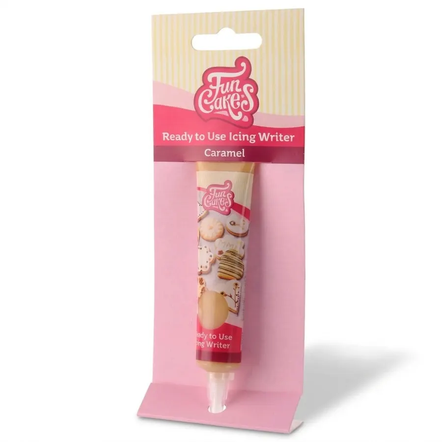 Zdobicí poleva FunCakes karamel v tubičce 25g