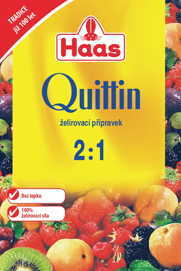 Sáček želírovacího přípravku Haas Quittin 2 : 1 24 g