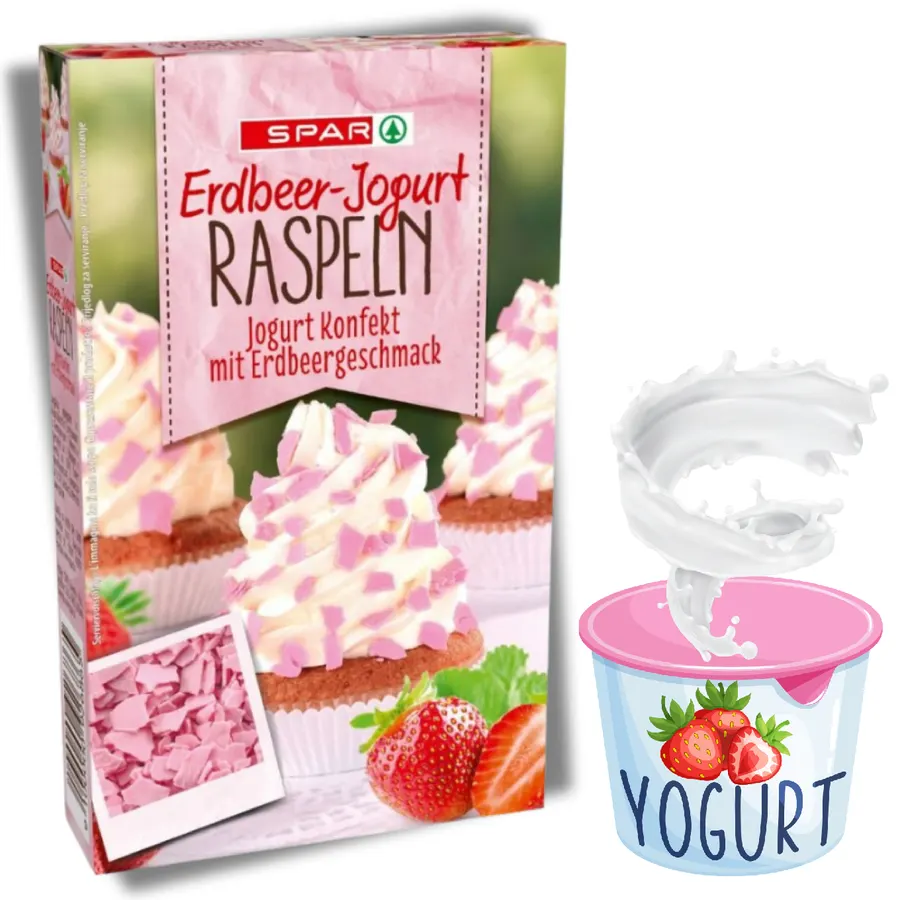Růžové jahodové čokofloky s jogurtem SPAR 75g