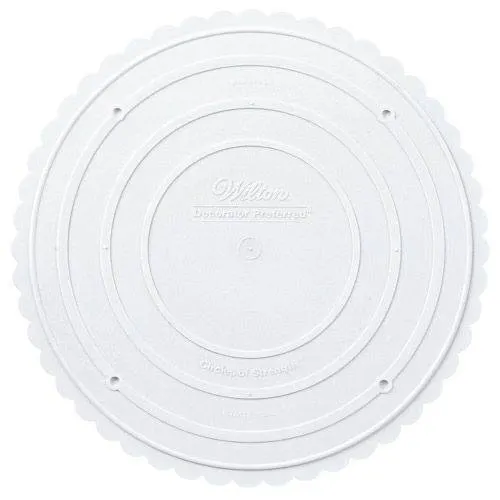Bílé plastové separační plato Wilton o průměru 33 cm