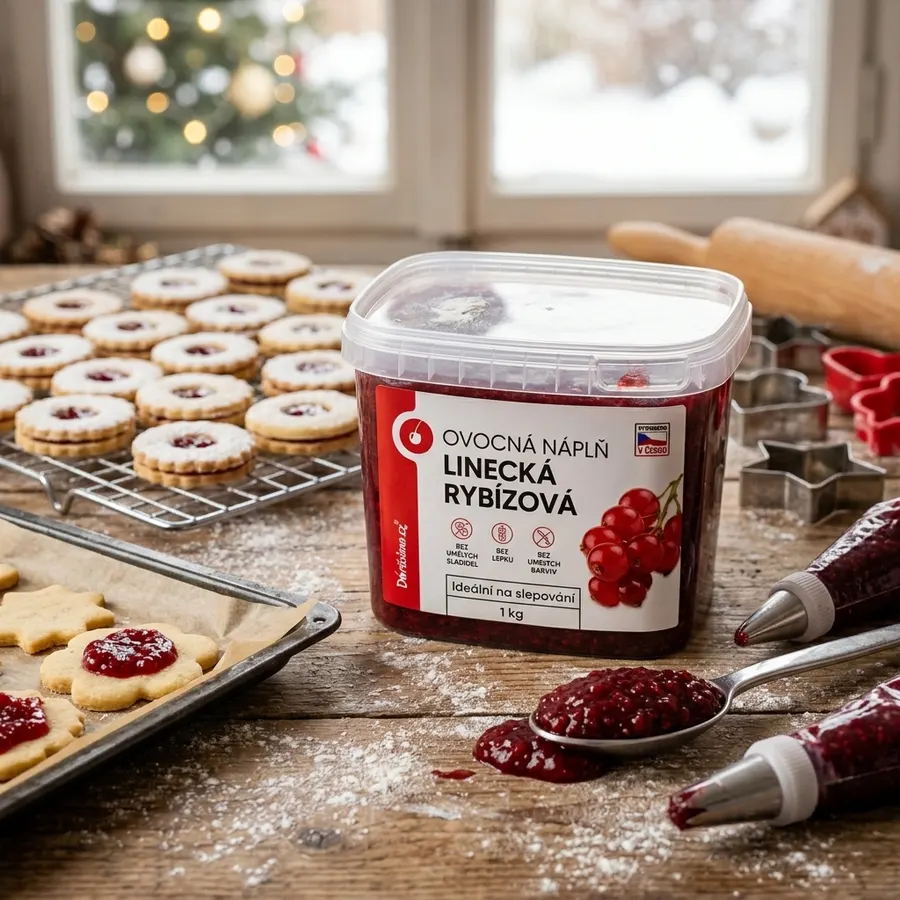 Ovocná náplň Linecká rybízová Dr. Hlaváč 1 kg