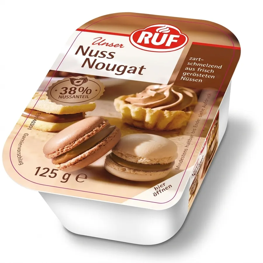 Balení ořechové nugátové náplně RUF 125 g