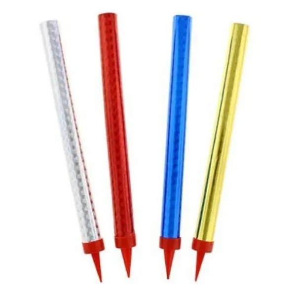 Barevné dortové fontánky 18 centimetrů balení 4 kusy
