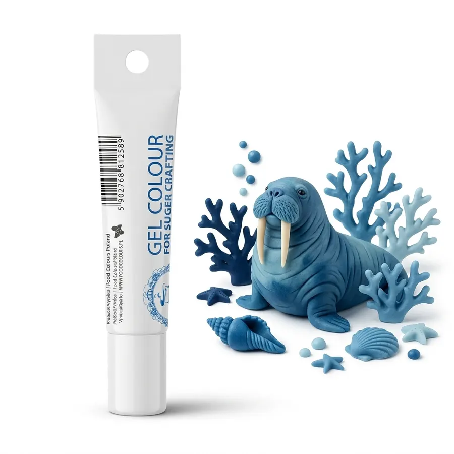 Tuba modré gelové barvy Food Colours 20 g